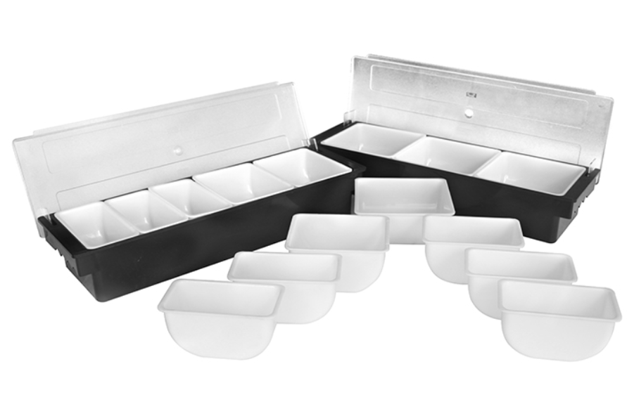 Khay đựng topping Jiwins 5 ngăn JW-5B5